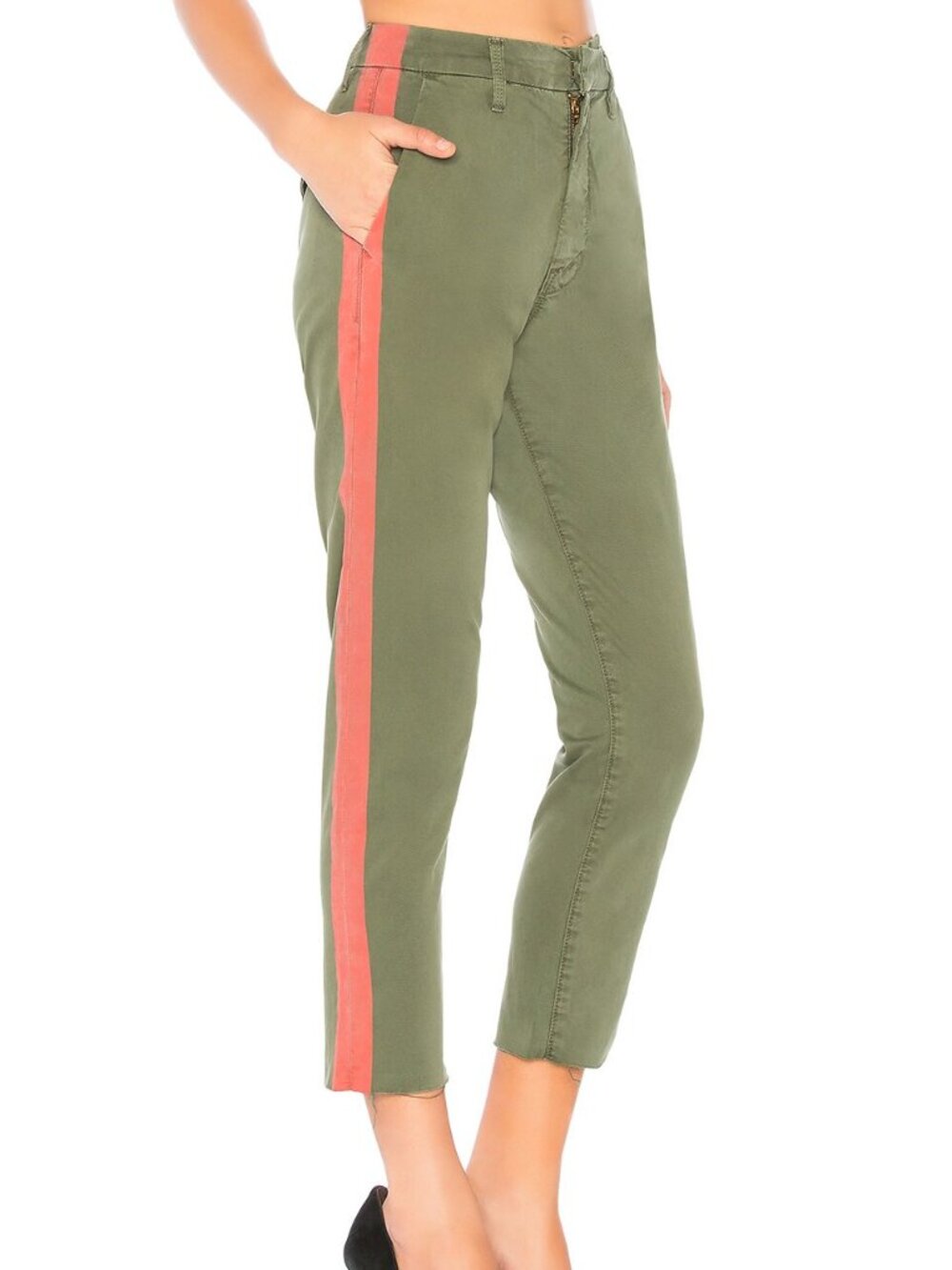 MOTHER The Shaker Prep Fray Pants Fatigue - Picture 5 of 5